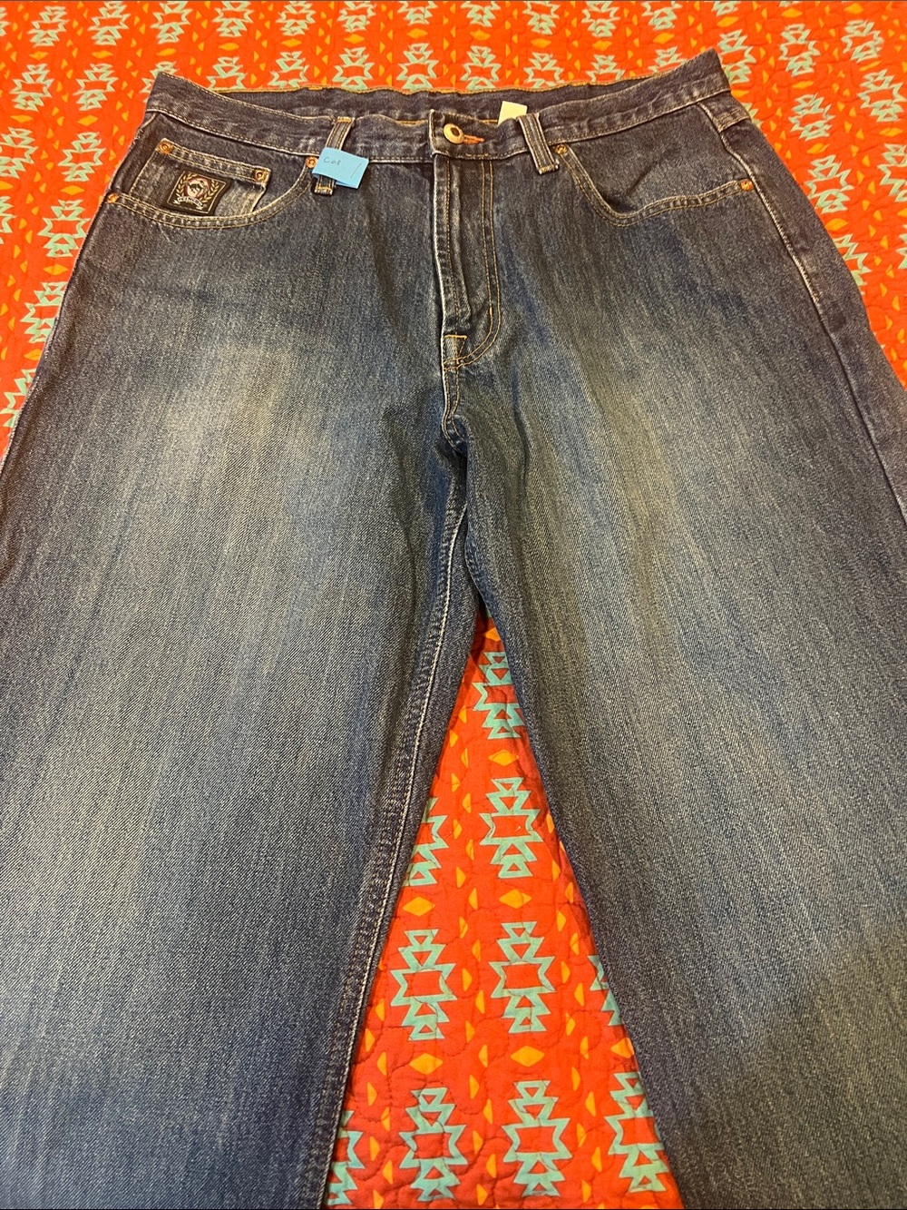 Cinch Black Tag Men's Relaxed Fit Medium-Dark Blue Jeans